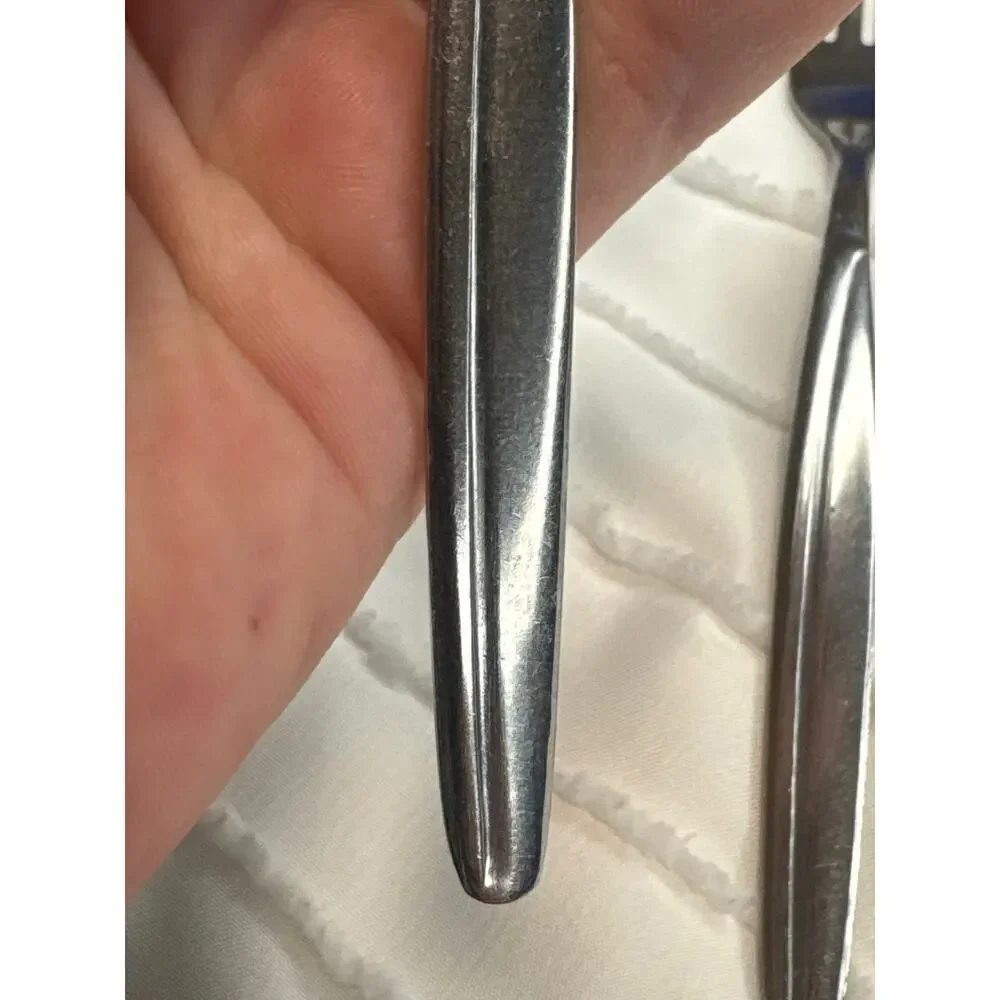 Vintage Stainless Japan Dinner Forks Pair Flatware Replacement (2)